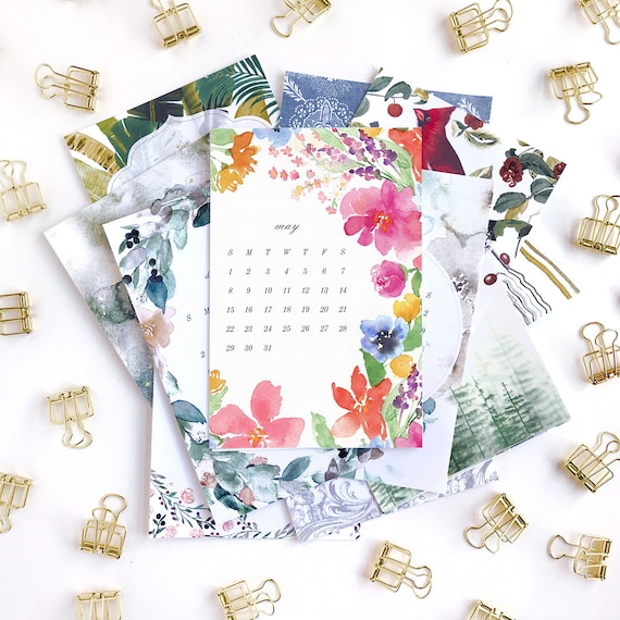 Paper & Party Supplies Calendars & Planners trendy art watercolor 2021