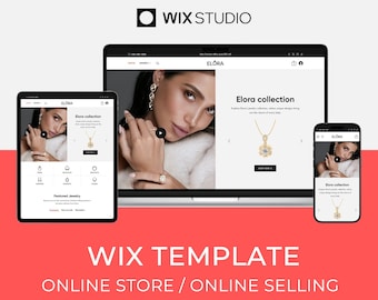 Wix Studio Template for Jewelry & Luxury Retail | Online Store | Elora by Bithemer