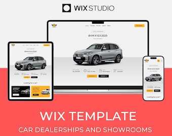 Wix Studio Template for Car Dealership | Car Rental Website | Carada by Bithemer