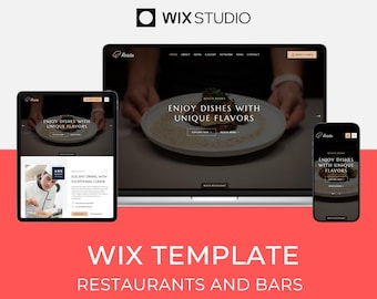 Wix Studio Template for Restaurant & Bar | Cafe Website | Resita by Bithemer