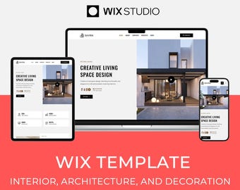 Wix Studio Template for Interior & Architecture | Furniture Website | Savira by Bithemer