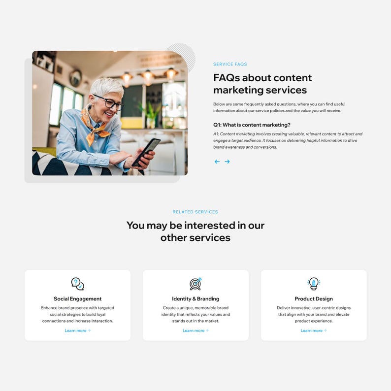 Wix Studio Template for Corporate & Business | Saas Website | Busita by ...