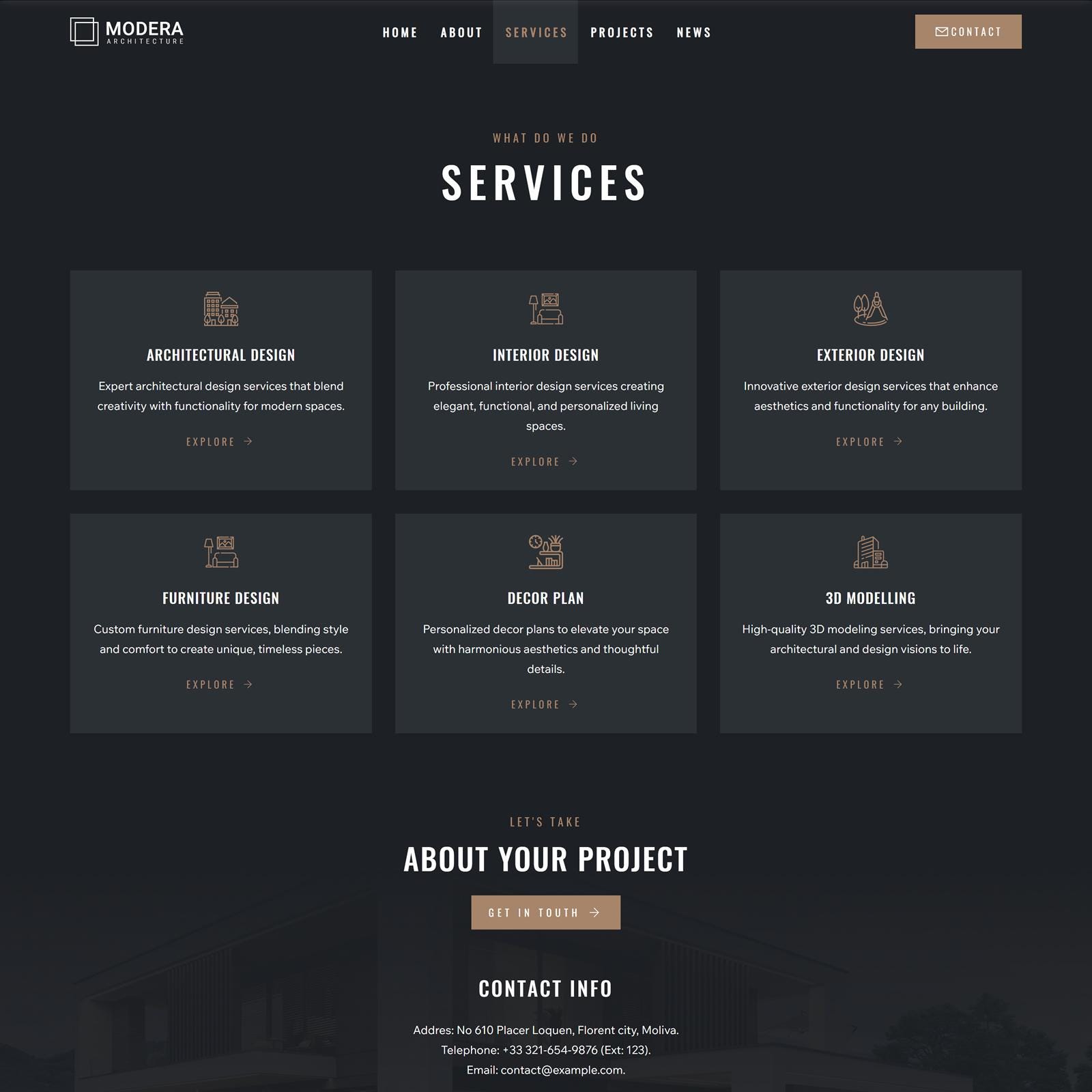 Wix Studio Template for Interior & Architecture | Luxury Website ...