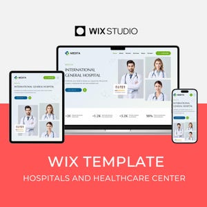Wix Template for Doctors, Hospitals and Healthcare Center | Modern Web Design | Medita Website by Bithemer on Wix Studio