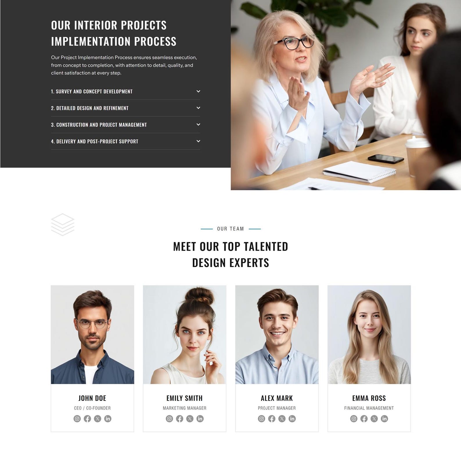 Wix Studio Template for Interior & Architecture | Design Website ...