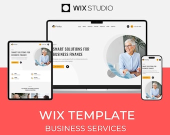 Wix Studio Template for Corporate & Business | Finance Website | Finita by Bithemer