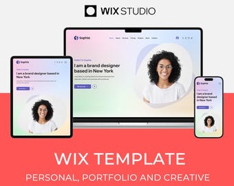 Wix Studio Template for Creative & Agency | Personal Portfolio | Sophia by Bithemer