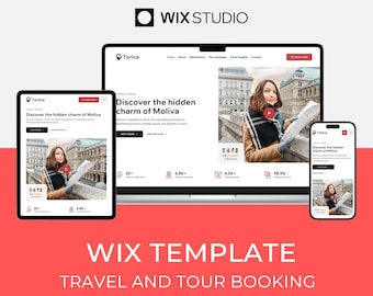 Wix Studio Template for Travel Agency | Tour Booking Website | Torica by Bithemer
