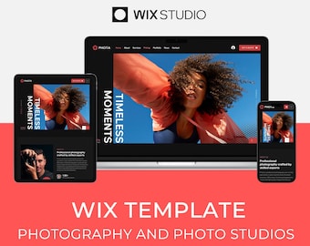 Wix Studio Template for Photography & Studio | Portfolio Website | Phota by Bithemer