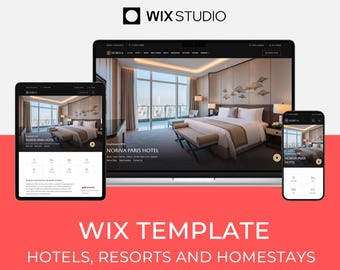 Wix Studio Template for Hotel & Resort | Booking Website | Noriva by Bithemer