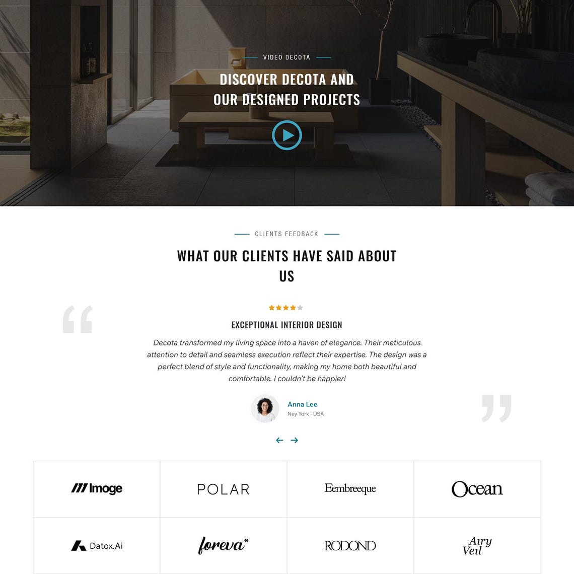 Wix Studio Template for Interior & Architecture | Design Website ...