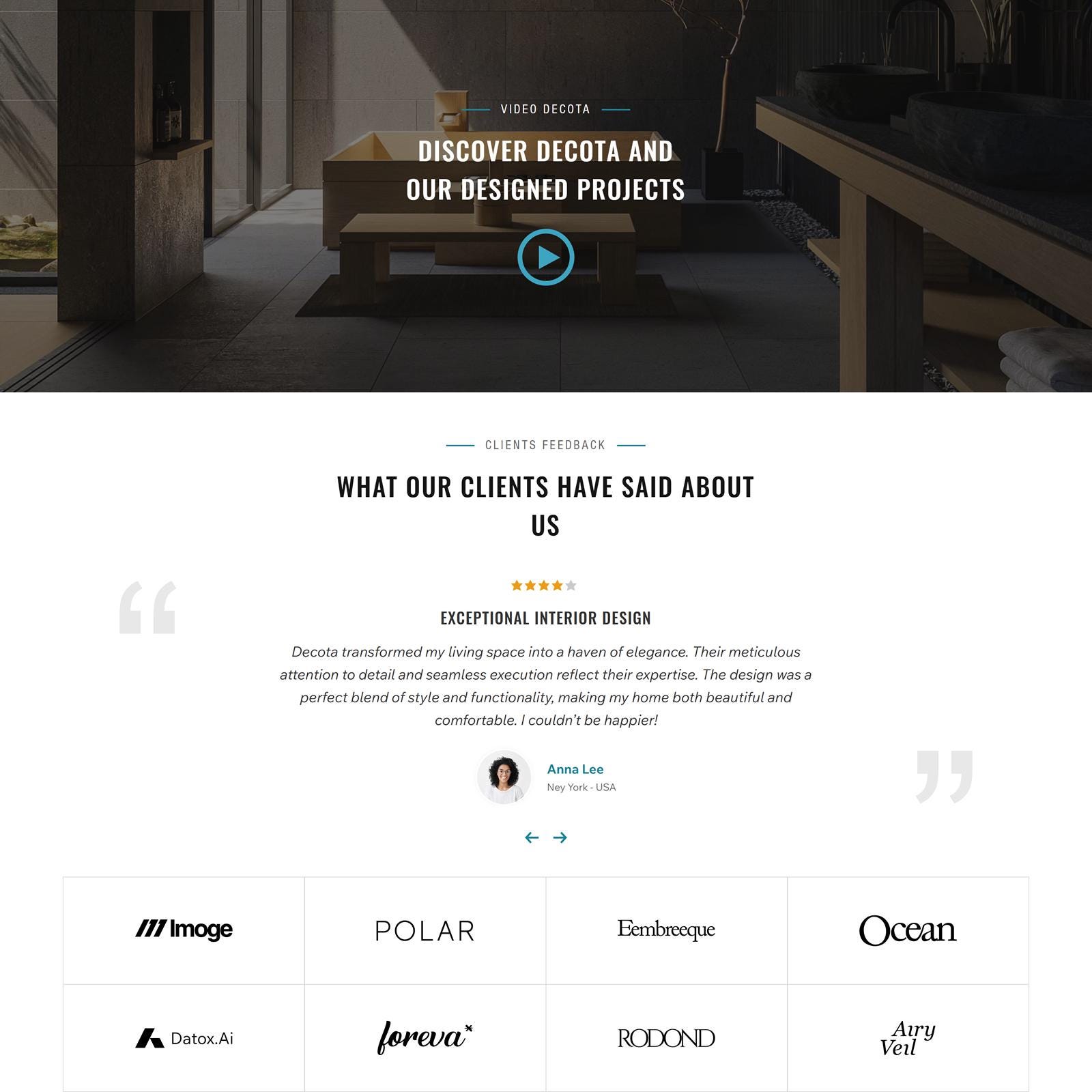Wix Studio Template for Interior & Architecture | Design Website ...