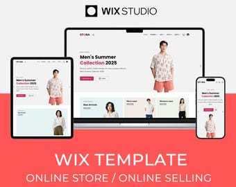 Wix Studio Template for Fashion & Retail | Online Store | Stora by Bithemer