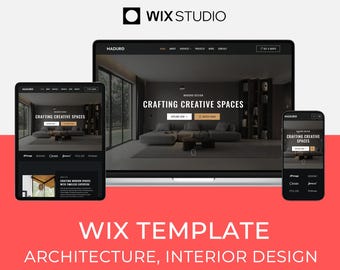 Wix Studio Template for Interior & Architecture | Landscape Website | Maduno by Bithemer
