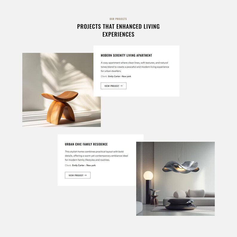 Wix Template for Interior, Architecture, Furniturre, Construction ...