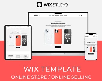 Wix Studio Template for Tech & Electronics | Online Store | Moba by Bithemer