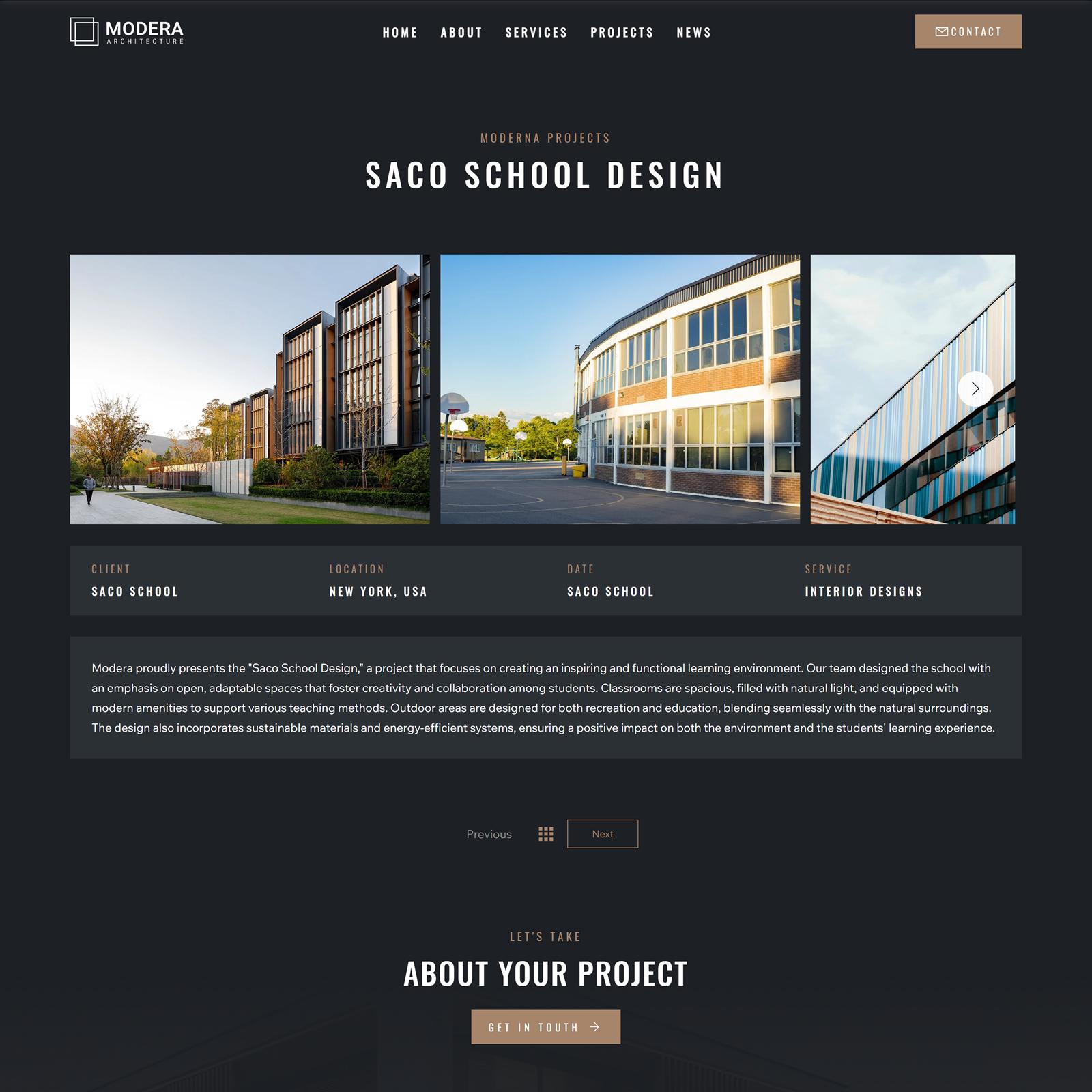 Wix Studio Template for Interior & Architecture | Luxury Website ...