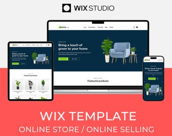 Wix Studio Template for Plant Shop | Online Flower & Bonsai Store | Grena by Bithemer
