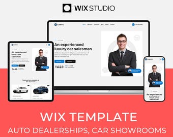 Wix Studio Template for Car Dealership & Showroom | Auto Website | Carivi by Bithemer