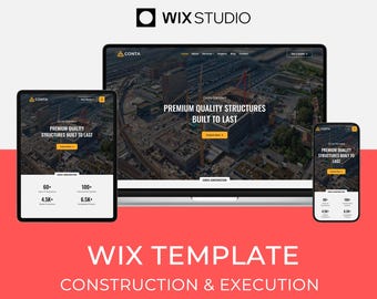 Wix Studio Template for Construction & Architecture |  Engineering Website | Conti by Bithemer