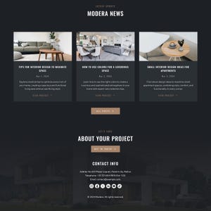 Wix Studio Template for Interior & Architecture | Luxury Website ...