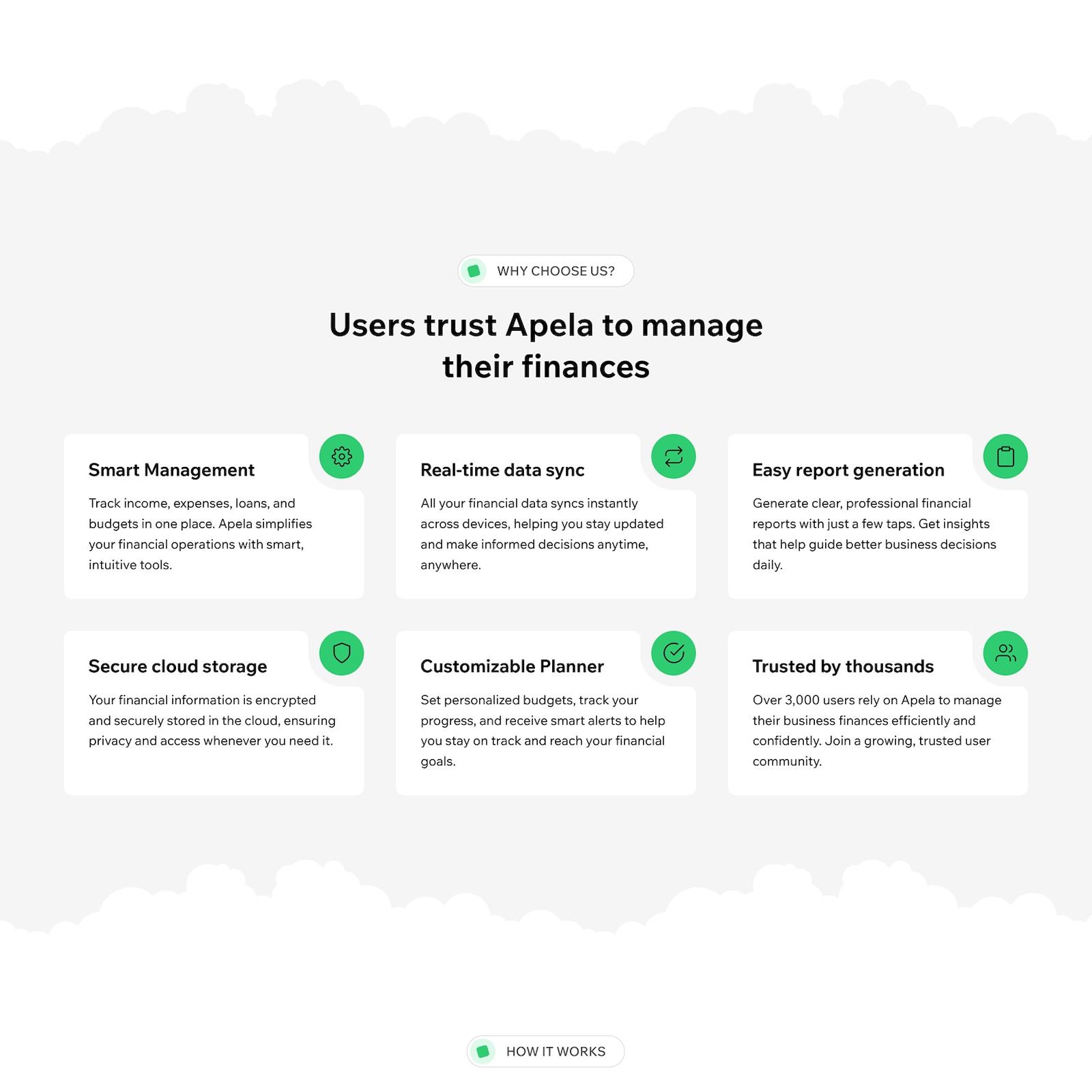 Wix Template for Mobile App Landing Page Website, Modern and Unique Web