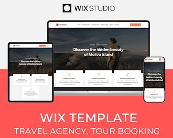 Wix Studio Template for Travel Agency, Tour booking | Operator Website | Torico by Bithemer