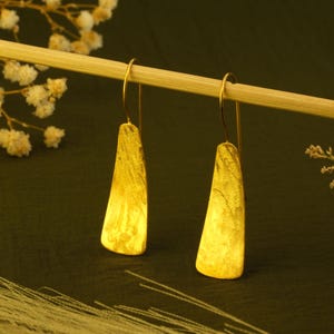 925s Silver Earrings, Handmade Earrings, Silver Earrings, Gold Plated Silver Earrings,Mothers Day Gift, Gitf For Mom, Hammered Silver