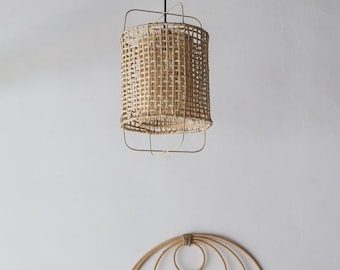 Rattan Pendelleuchte,Rattan Lampenschirm,Rattan Kronleuchter, Rattan Pendelleuchte Kurung Design