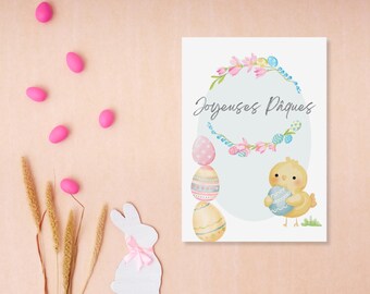 Happy Easter Card "Easter Chick"