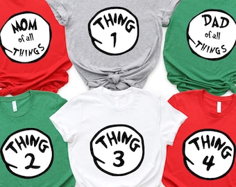 Personalized Thing Shirt, Thing Shirts, Mother of all Things, Custom Matching Thing, Thing Numbers, Custom Family Tees,Family Matching Shirt