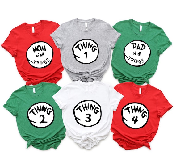 Personalized Thing Shirt, Thing Shirts, Mother of all Things, Custom Matching Thing, Thing Numbers, Custom Family Tees,Family Matching Shirt
