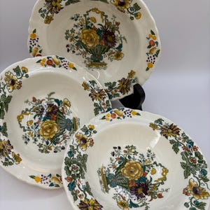 Vintage Set bowls by Mason&#39;s Patent Ironstone China