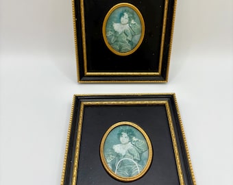 Vintage Master Lambton Portrait Print, Thomas Lawrence Regency Painting, Framed Boy Wall Art (11cm)