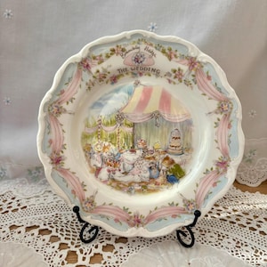 Brambly Hedge the Wedding Plate - Etsy