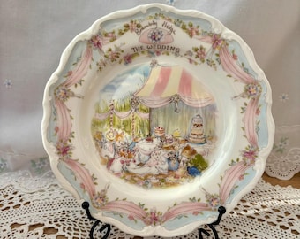 Royal Doulton Brambly Hedge 1996,1997,1998,1999 Year Plate - 1st
