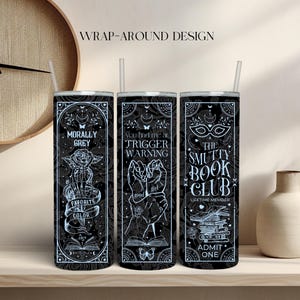 Smut Club Tumbler, Dark Romance Good Girl Gift, Trigger Warning Morally Grey Book Cup, Booktok Smutty Reader Bookish Merch, Adult Read Lover