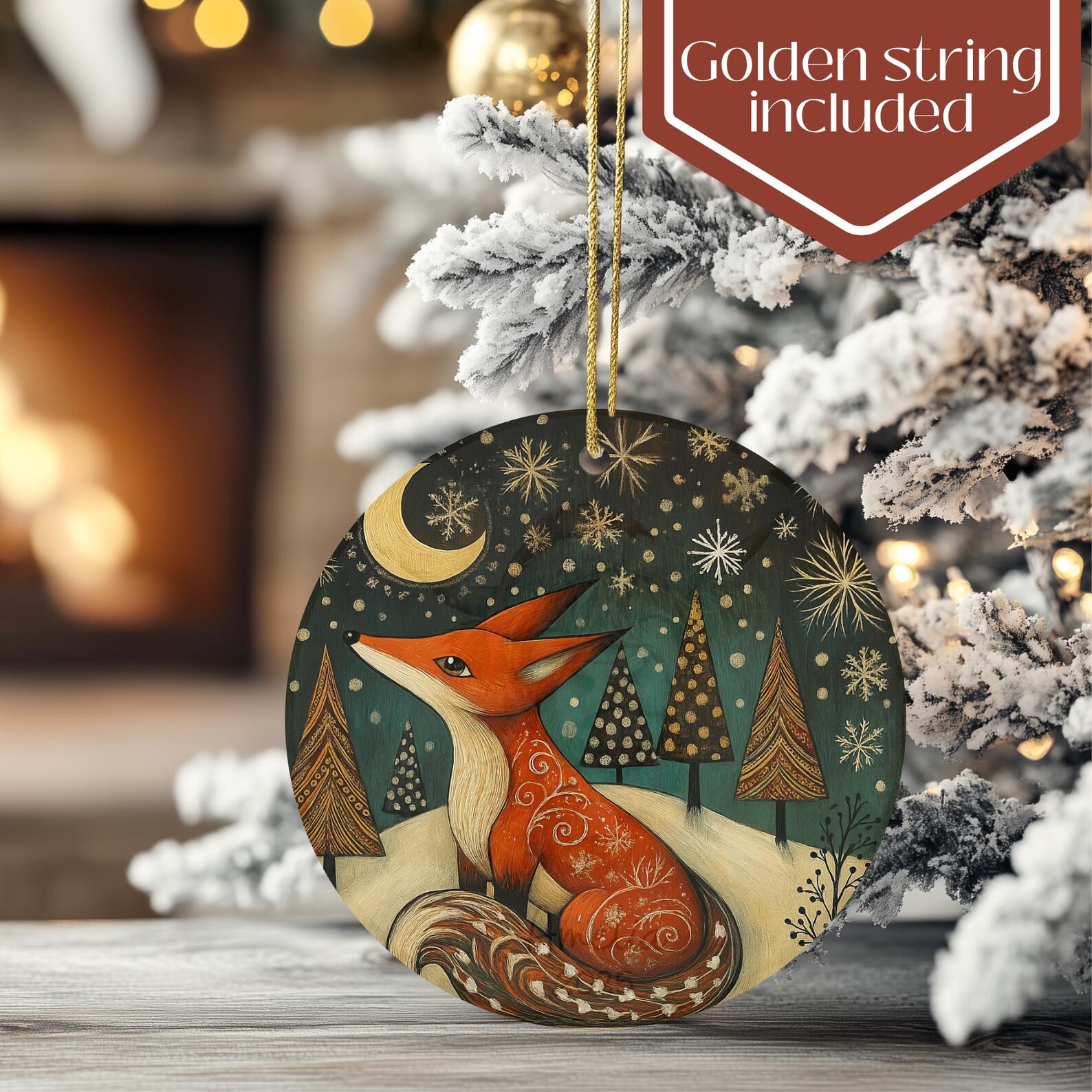 Illustration of Nordic Winter Decor
