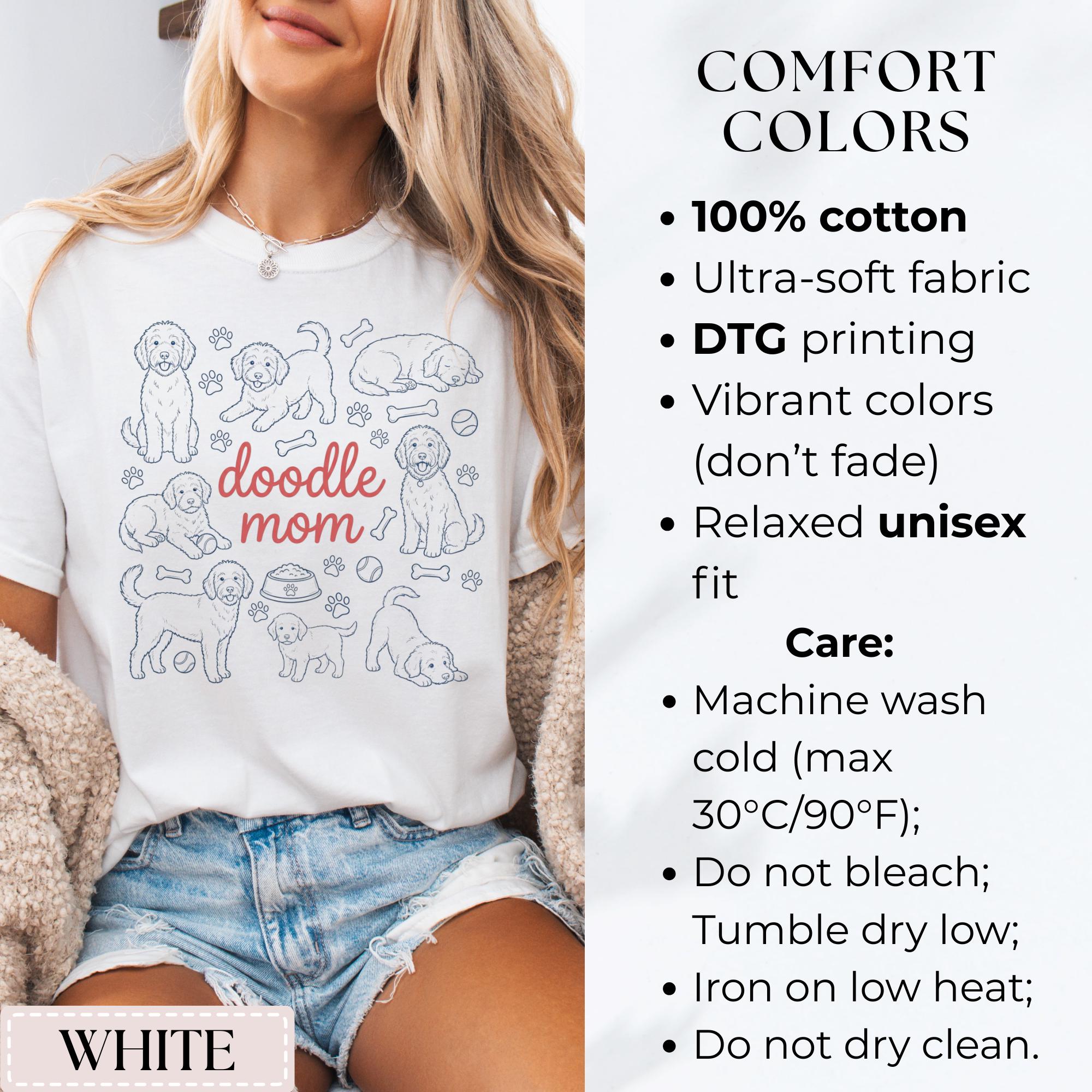 Comfort Colors Goldendoodle Shirt for Women, Funny Doodle Mom Tee Gift ...