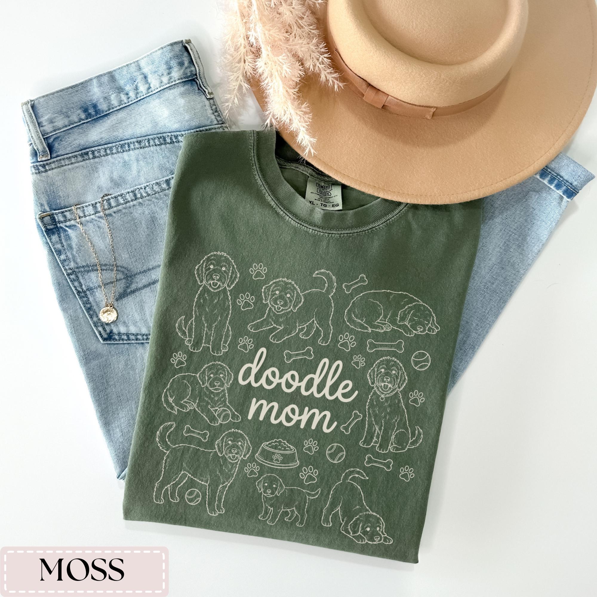 Comfort Colors Goldendoodle Shirt for Women, Funny Doodle Mom Tee Gift ...
