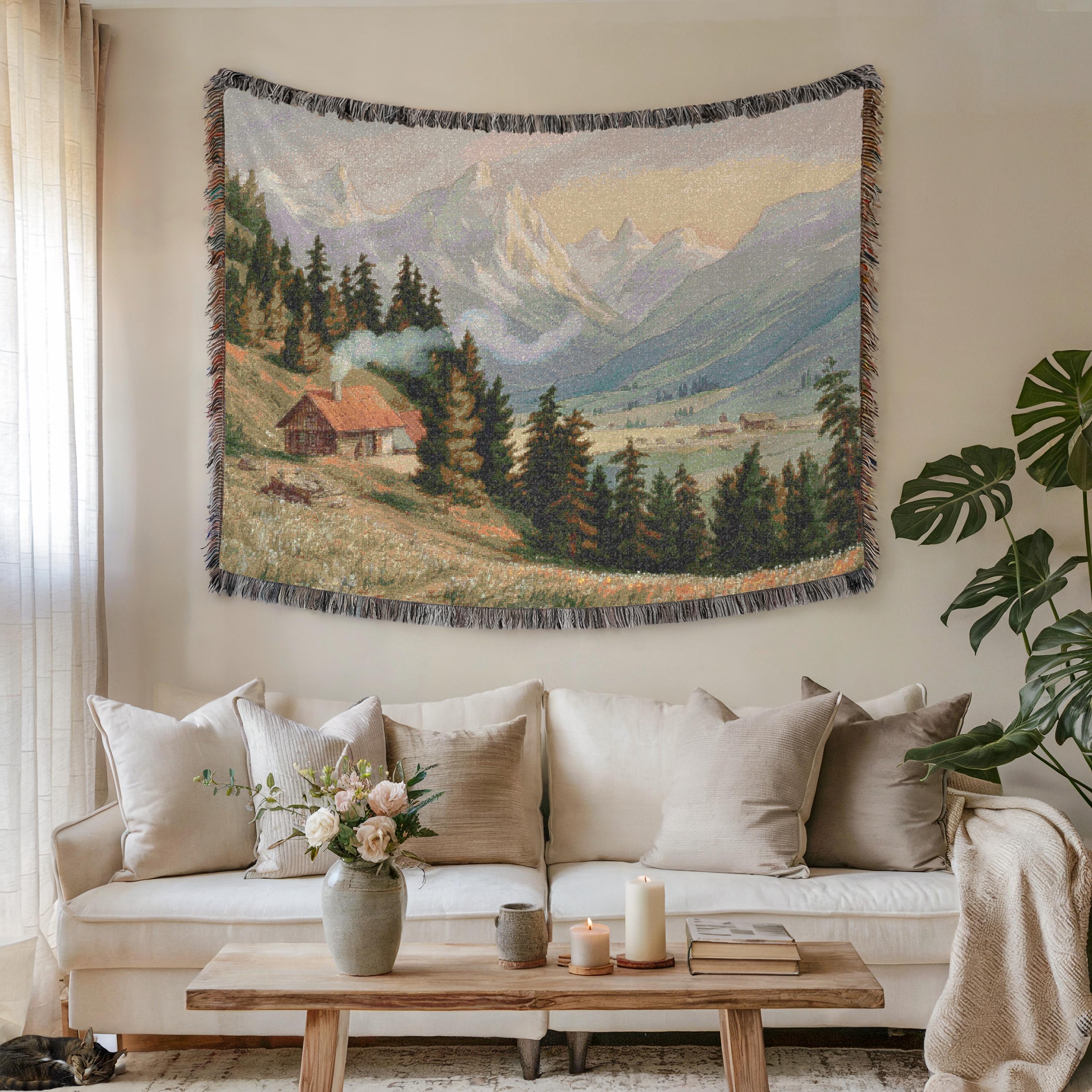 ヨーロッパ　タペストリー Large Vintage Floral Tapestry Wall Hanging West Germany 18