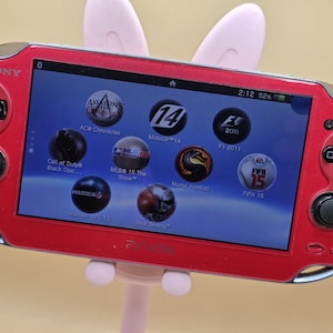 SONY PlayStation PS Vita PCH-1000 Cosmic Red Wi-Fi model with charging cable 512GB Sd Card