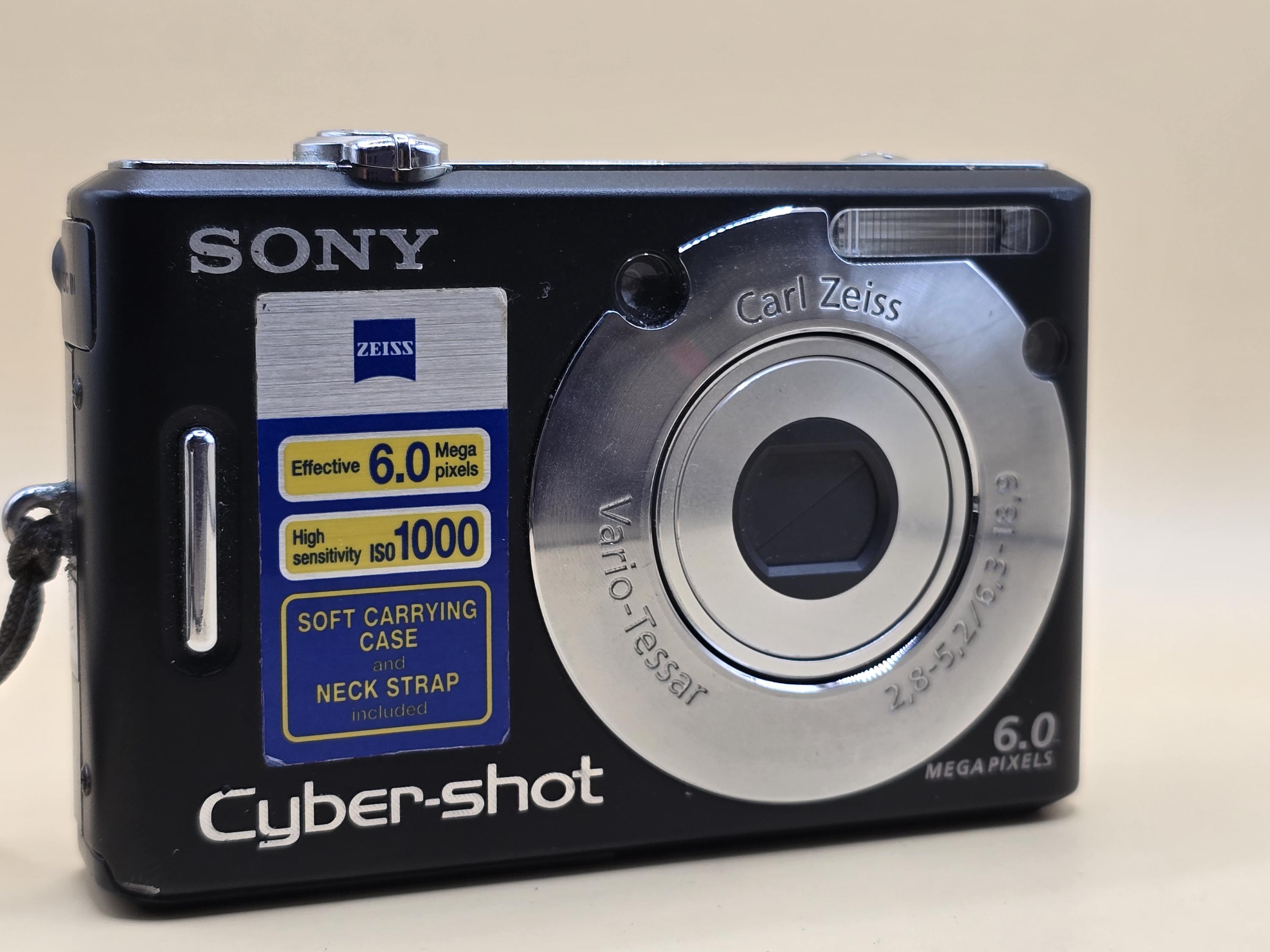 Sony Digital Camera Cybershot DSC-W40 6.0MP Black Tested - Etsy
