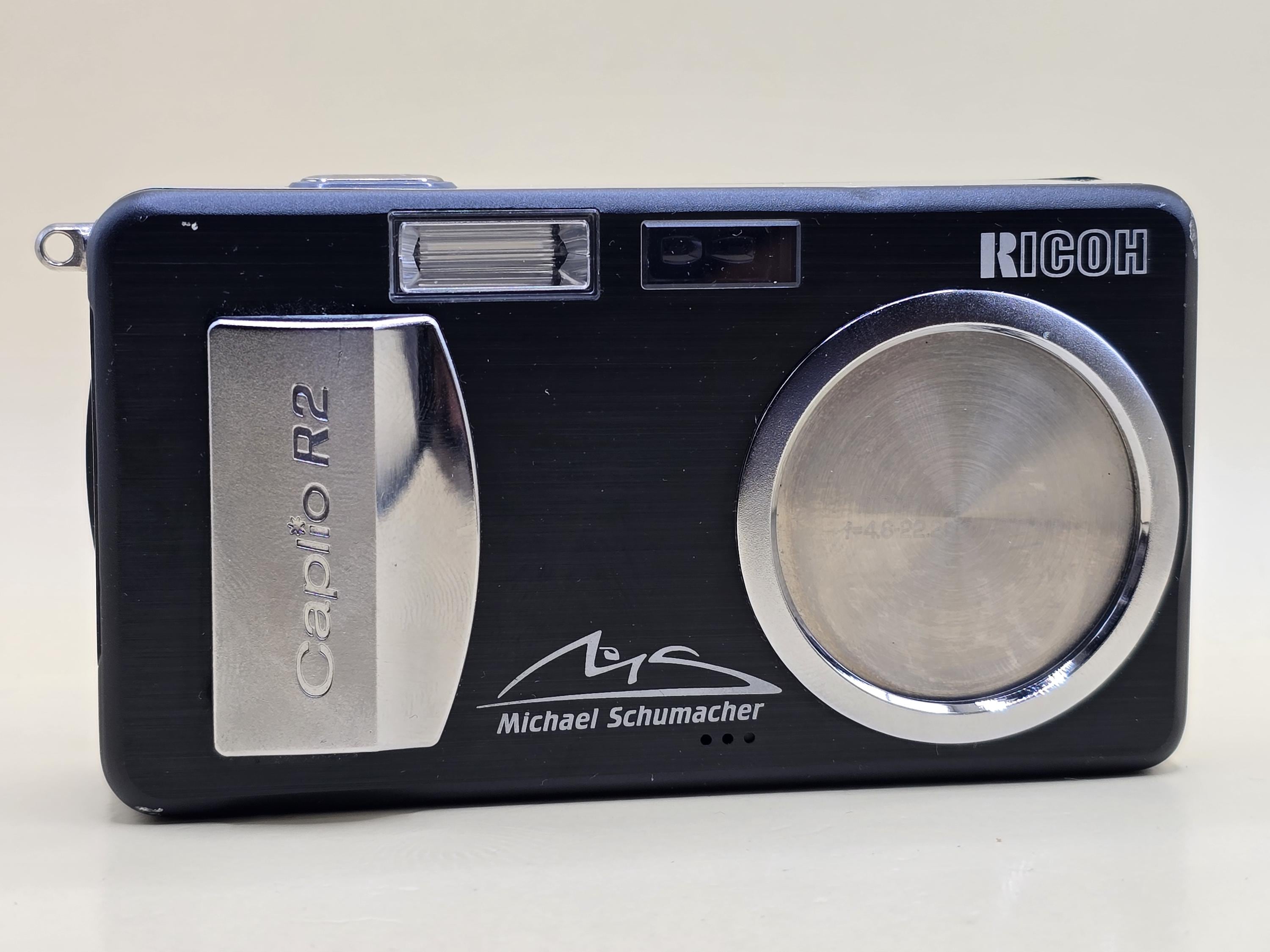 Rare Ricoh Caplio R2 Michael Schumacher Edition Digital Camera Y2K