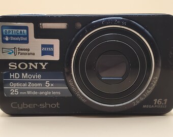 Sony Cyber-shot DSC-W570 Black 5x Zoom W/battery Charger
