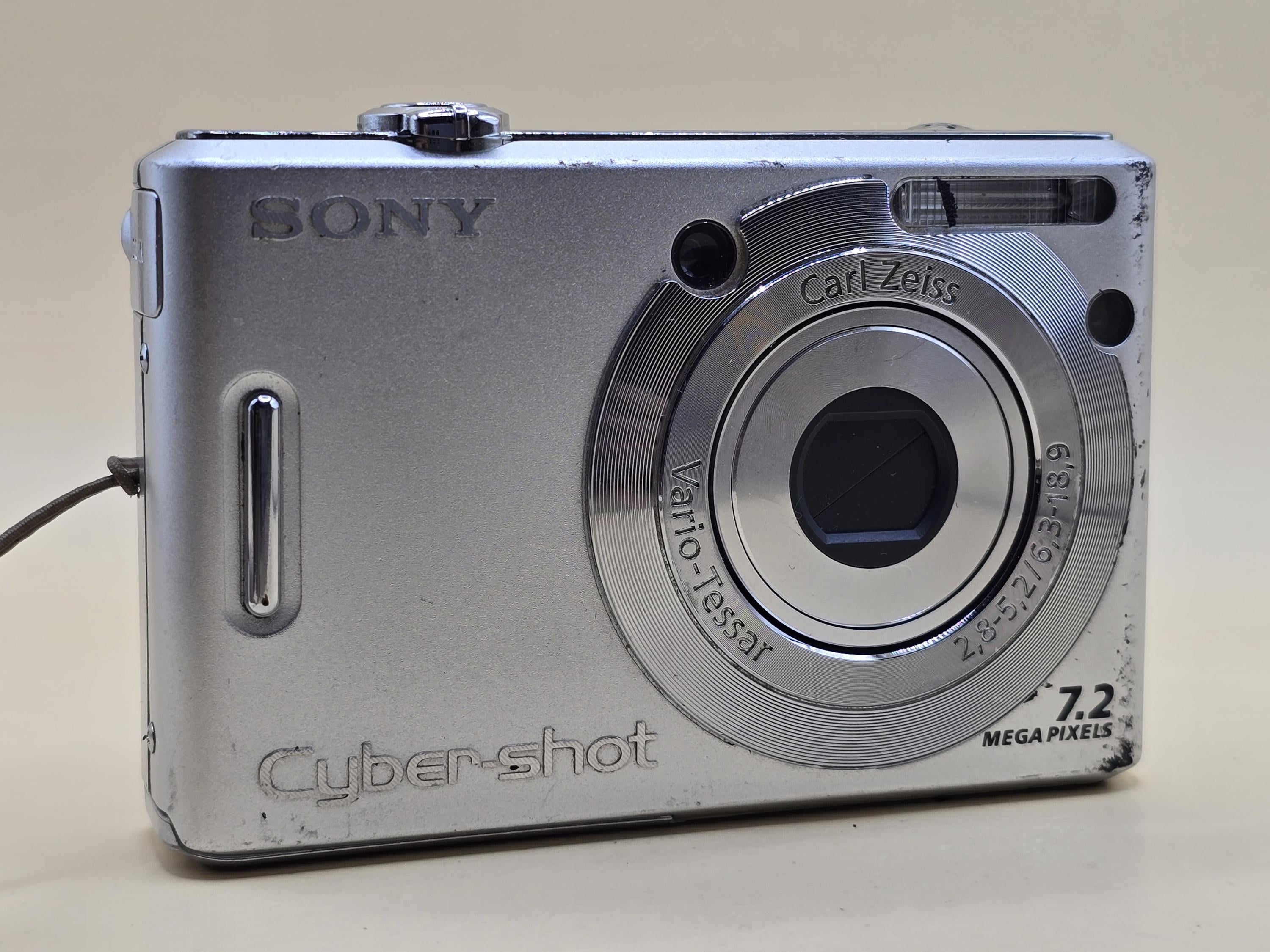 Sony Cyber-shot DSC-W35 7.2MP Digital Compact Camera Silver 3x