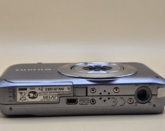 Fujifilm Finepix JV100 Silver Digital Camera & Battery - Etsy