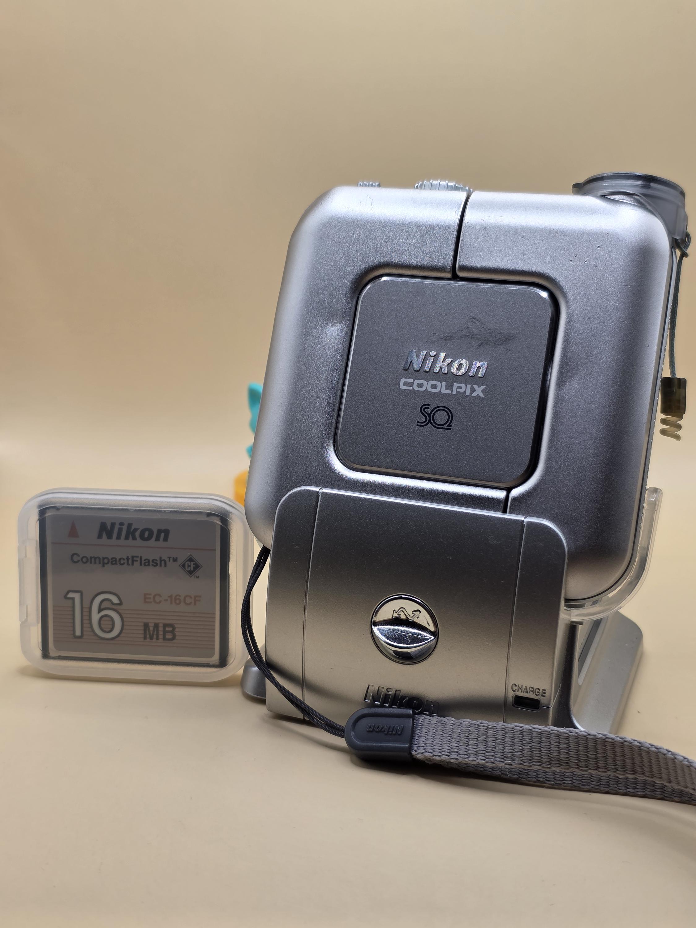 【動作確認済み】NIKON COOLPIX SQ Nikon COOLPIX SQ 3.1MP Digital Camera - Silver for sale