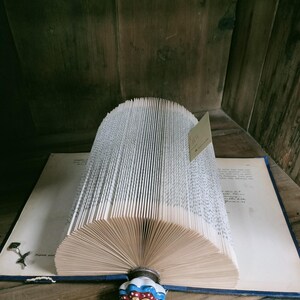 Portafoto, portabiglietti, libro rigenerato, bookfolding, creazioni con libri