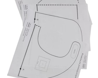 Reversible bib Set- EASY SEW an Adult or Child bib PDF Pattern 2 in 1